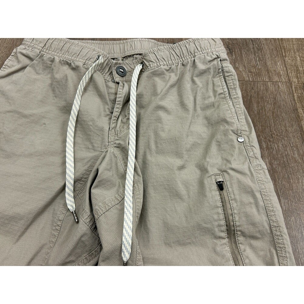 Vuori Ripstop Climber Pants Mens Medium Beige Organic Cotton Stretch V412 - Picture 4 of 9